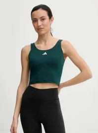 adidas-zielony-top-sportowy-logo-b25-s