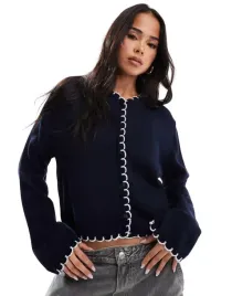 miss-selfridge-granatowy-sweter-kardigan-kontrast-b25-l-xl