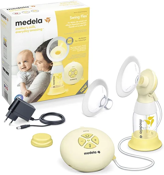 Medela Swing Flex 2 Fazowy Laktator Elektryczny Do Mleka Lejek Konektor