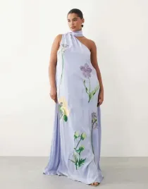 arrange-niebieska-maxi-sukienka-szal-haft-kwiaty-b23-54