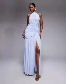 ruched-and-ready-niebieska-szyfonowa-maxi-sukienka-odkryte-plecy-b23-xl