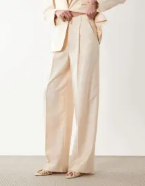 mango-bezowe-eleganckie-spodnie-prosta-nogawka-b23-l
