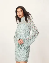 arrange-niebieska-sukienka-zdobienie-cekiny-b23-xl