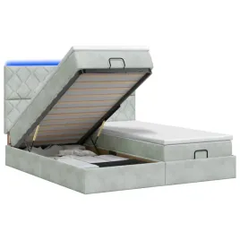 lozko-z-pojemnikiem-i-materacem-led-jasnoszary-200-x-200-cm