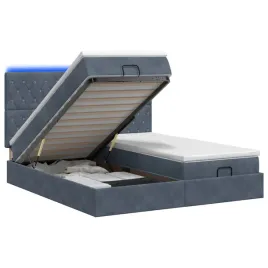 lozko-z-pojemnikiem-i-materacem-led-ciemnoszary-200-x-200-cm