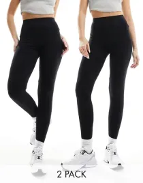 only-czarne-legginy-2-pack-b23-xl