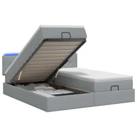 lozko-z-pojemnikiem-i-materacem-led-jasnoszary-200-x-200-cm