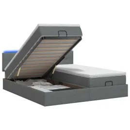 lozko-z-pojemnikiem-i-materacem-led-ciemnoszary-200-x-200-cm