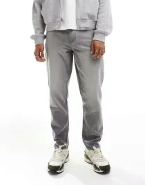 szare-spodnie-jeans-b23-w40-l32