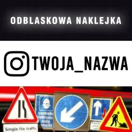 personalizowana-naklejka-odblaskowa-instagram-twoja-nazwa