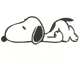 snoppy-naklejka-na-samochod