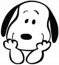 snoppy-naklejka-na-samochod