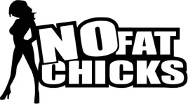 no-fat-chicks-naklejka-na-samochod