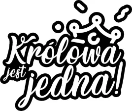 krolowa-jest-jedna-naklejka-na-samochod