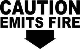 caution-emits-fire-naklejka-nad-wydech-na-samochod