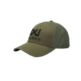 czapka-z-daszkiem-trucker-cap-olive-green-black-wx-wiley-x-logo-j917