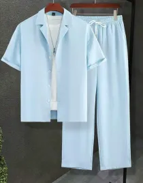 manfinity-niebieski-komplet-koszula-spodnie-s06-xl