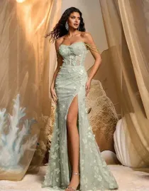 shein-zielona-maxi-sukienka-odkryte-ramiona-zdobienia-s06-m