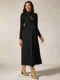shein-czarna-ciazowa-sukienka-s06-xl