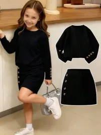 shein-czarny-komplet-sweter-spodnica-s06-116-122