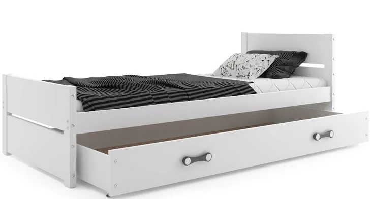 łóżko drewniane Bartek 200x90 + szuflada