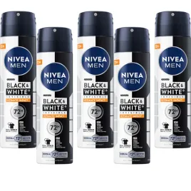 5-x-nivea-men-blackandwhite-ultimate-impact-antyperspirant-w-sprayu-150-ml