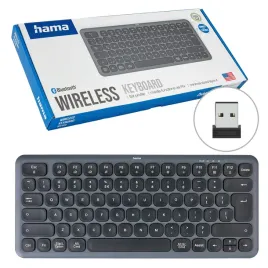 klawiatura-bezprzewodowa-multi-device-hama-wk-500-przycisk-ai-czarno-szara