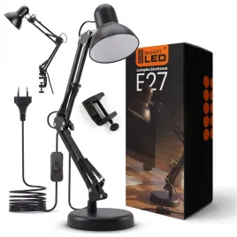 lampka-led-biurkowa-kreslarska-szkolna-regulowana-czarna-stojaca-e27-klips