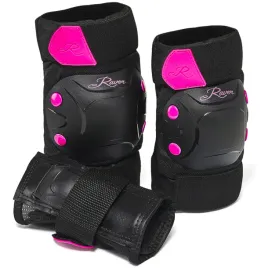 ochraniacze-raven-dexard-black-pink-s