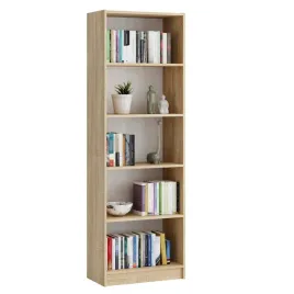 regal-na-ksiazki-sonoma-5-polek-60-cm-segregatory