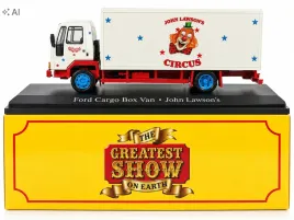 auto-kolekcjonerskie-ford-cargo-truck-box-van-john-lawson-s-circus-1-76