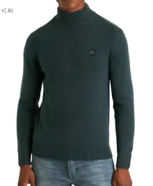 sweter-chasin-trace-mock-ciemnozielony-m