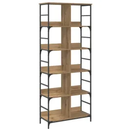 polka-na-ksiazki-4-poziomy-785-x-33-x-1885-cm-metal-pb