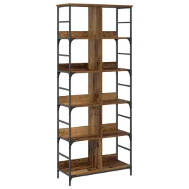 polka-na-ksiazki-4-poziomy-785-x-33-x-1885-cm-metal-pb