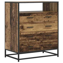 szafka-z-szufladami-4-szuflada-stare-drewno-70-x-41-x-835-cm