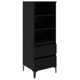 highboard-czarny-dab-40-x-36-x-110-cm-drewno-inzynieryjne