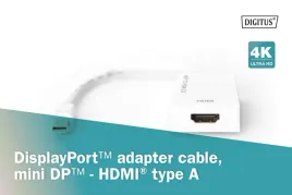 kabel-adapter-digitus-mini-displayport-4k-60hz-typ-mdp-hdmi-m-z-aktywny-bia