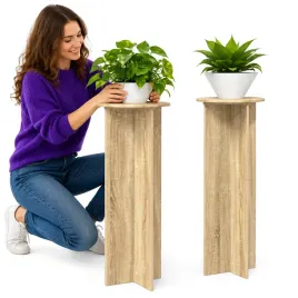 stojak-na-rosliny-2-szt-dab-sonoma-o40-x-100-cm