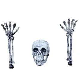szkielet-halloween-czaszka-2-dlonie-rece-do-ogrodu-cmentarz-dekoracja