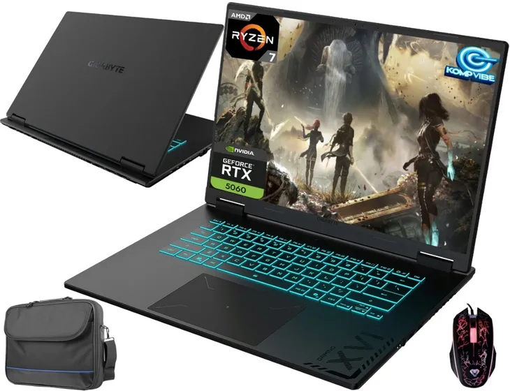 GRACZ GIGABYTE A16 3VH RYZEN 7 260 RTX5060 1TB 16GB 165Hz FHD+ WIN11