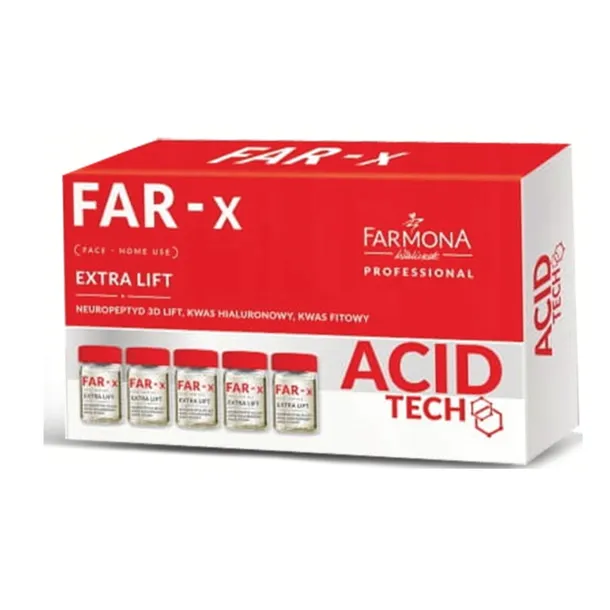 FARMONA Far-x Liftingujące ampułki do twarzy Extra Lift Acid Tech 5x5 ml