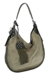 torebka-damska-zamszowa-shopper-na-ramie-listonoszka-worek-mc789-zielona
