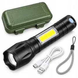 latarka-taktyczna-mocna-led-cob-usb-wojskowa-akumulatorowa-etui-lampka-zoom