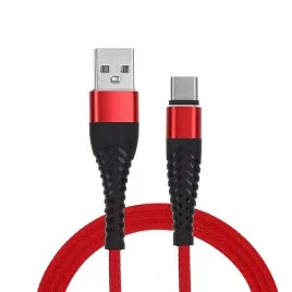 redx-kabel-usb-typ-c-qc-3-0-czerwony-2m-wzmacniany-jakosc