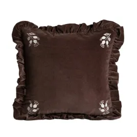 poszewka-coriel-bawelniana-z-haftem-i-falbanka-brazowa-45x45-cm-homla