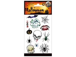 tatuaze-zmywalne-halloweenowe-motywy-mix-wzorow-czaszka-pajak-dynia-12szt