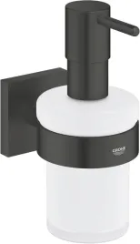 dozownik-mydla-lazienkowy-grohe-start-cube-160-ml-samoprzylepny-czarny