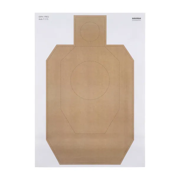 Tarcza strzelecka IDPA - pakiet 50 szt.