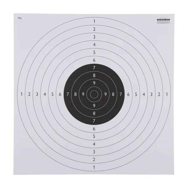 Tarcza strzelecka TS-2 Psp - pakiet 50 szt. pistolet sportowy