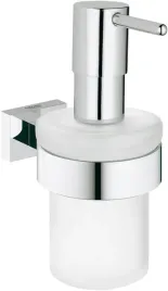 dozownik-mydla-z-uchwytem-grohe-essentials-cube-160-ml-chrom